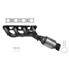 Catalytic Converter with Integrated Exhaust Manifold AP Exhaust 641592