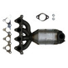 Cateran Exhaust Manifold with Integrated Catalytic Converter Front 53292