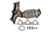 Cateran Exhaust Manifold with Integrated Catalytic Converter Left 33125