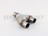 2" Single - 2" Dual Universal Exhaust Y-Pipe
