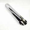 Universal Angle Cut Chrome Exhaust Tip 2" Inlet 2.5" Outlet 18" long JAC21218