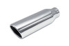 Stainless Steel Polished Tip Rolled Angle - 2.25" Inlet - 3.5" Outlet - 12" Long