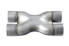 2.25" Universal Crossover Exhaust X Pipe - Dual Exhaust - SXP3
