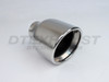 Stainless Steel Double Wall Rolled Angle Tip 2.25" In 4" Out 6.125"Long