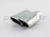 Stainless Steel Dual Oval Round Double Wall Passenger 2.25" In 6.25"x2.75" 