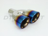 Stainless Steel Blue Flame Dual 3.5" Double Wall Staggered 2.25" In 7.25" Out
