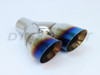 Blue Flame Dual 3" Double Wall Angle Driver Side 2.25" In 6.25" Out