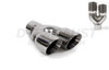 Dual 3" Double Wall W/ Y Stamp Driver Side 2.5" In 6.25" Out 9.5"Long