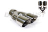 Dual 3" Double Wall Tip with Y Stamp 2.5" In 6.25" Out 9.5"Long