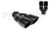 Black Powder Coat Dual 3" Double Wall W/ Y Stamp 2.5" In 6.25" 9.5" Long