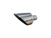 Polished Stainless Steel Angle Cut Exhaust Tip 2.5" Inlet 6" Outlet 12"  Long