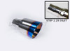 Blue Flame 4" Double Wall Angle Exhaust Tip 2.5" In 4" Out 7.75" Long