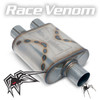 Black Widow Exhaust Muffler Race Venom 3" Single - 2.5" Dual