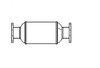 Schultz Manufacturing Direct Fit Catalytic Converter 7719009