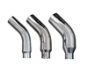 4" Inlet Diesel Exhaust Chrome Turndown Elbow Tip 23" Long - Various Outlets