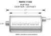 MagnaFlow 4" x 9" Oval Muffler 11365 - 2.25" Offset/Center  - 11" Body