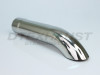 Stainless Steel Diesel Exhaust Tip Turndown  3.5" Inlet - 3.5" Outlet - 16" Long