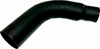 4" Inlet to 5" Outlet Black Powder Coat Vented Diesel Turndown Elbow Tip