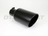 Black Powder Coat Rolled Angle Bolt-on Diesel Tip 5" Inlet 7" Outlet 15" Long