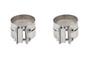 2.5" 304 Stainless Steel Preformed Lap Joint Band Clamp - TorcTite - 2 Pack