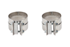 3.5" 304 Stainless Steel Preformed Lap Joint Band Clamp - TorcTite - 2 Pack