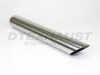 Stainless Steel Exhaust Tip Angle Cut 2.25" Inlet 3" Outlet 22" Long