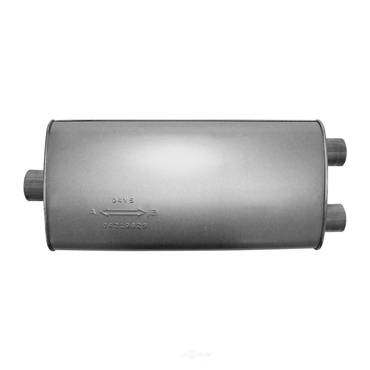AP Exhaust MSL Premium Muffler-OE Sound- 700104 - 2.5"-2.25" Center/Dual