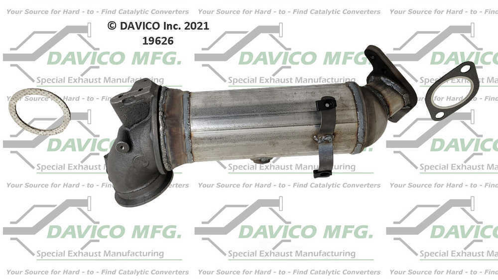 Catalytic Converter-Exact-Fit Davico 19626