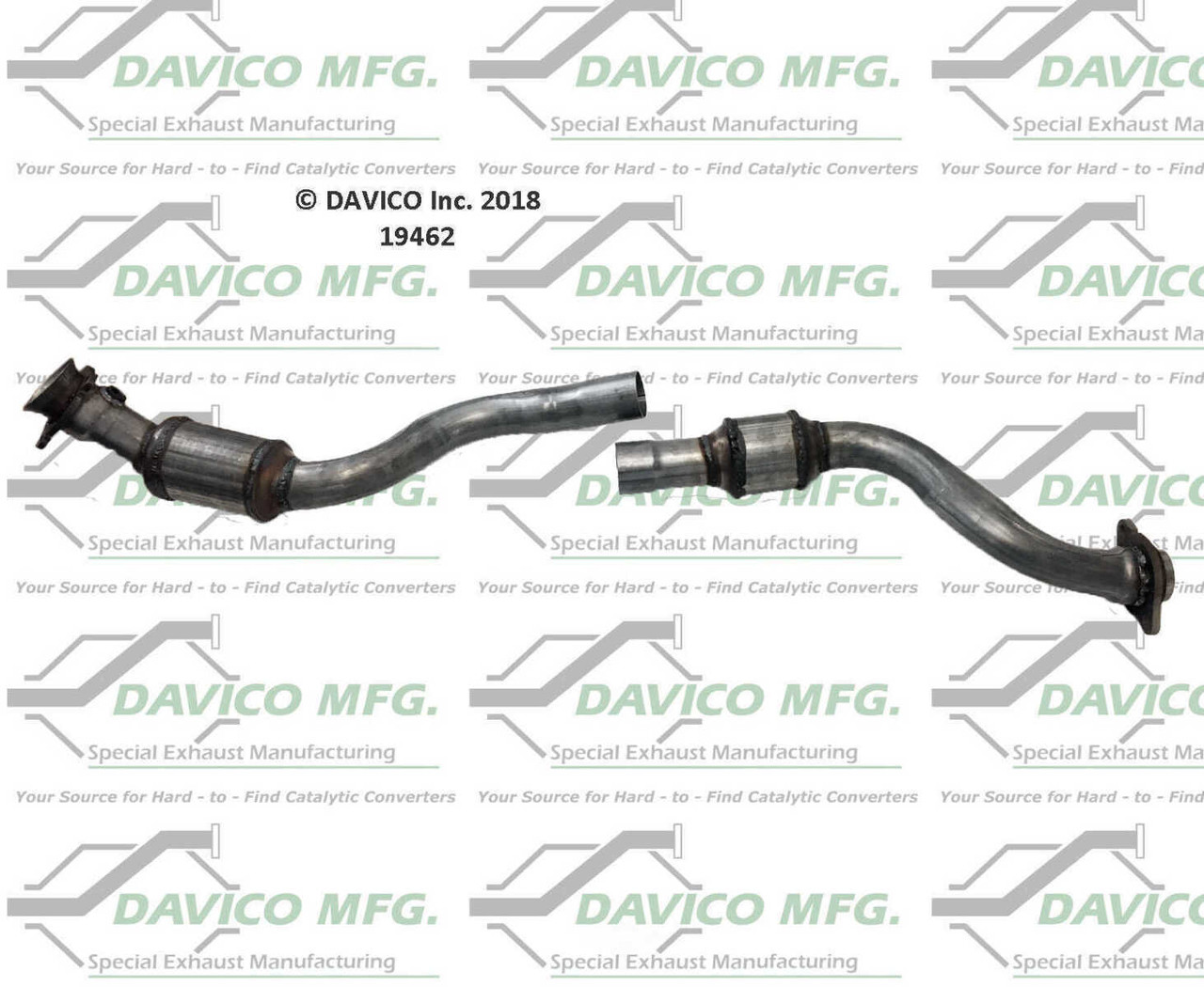 Catalytic Converter-Exact-Fit Davico 19462