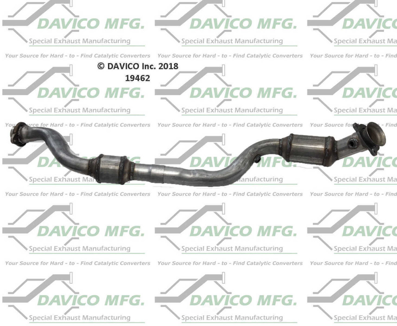 Catalytic Converter-Exact-Fit Davico 19462