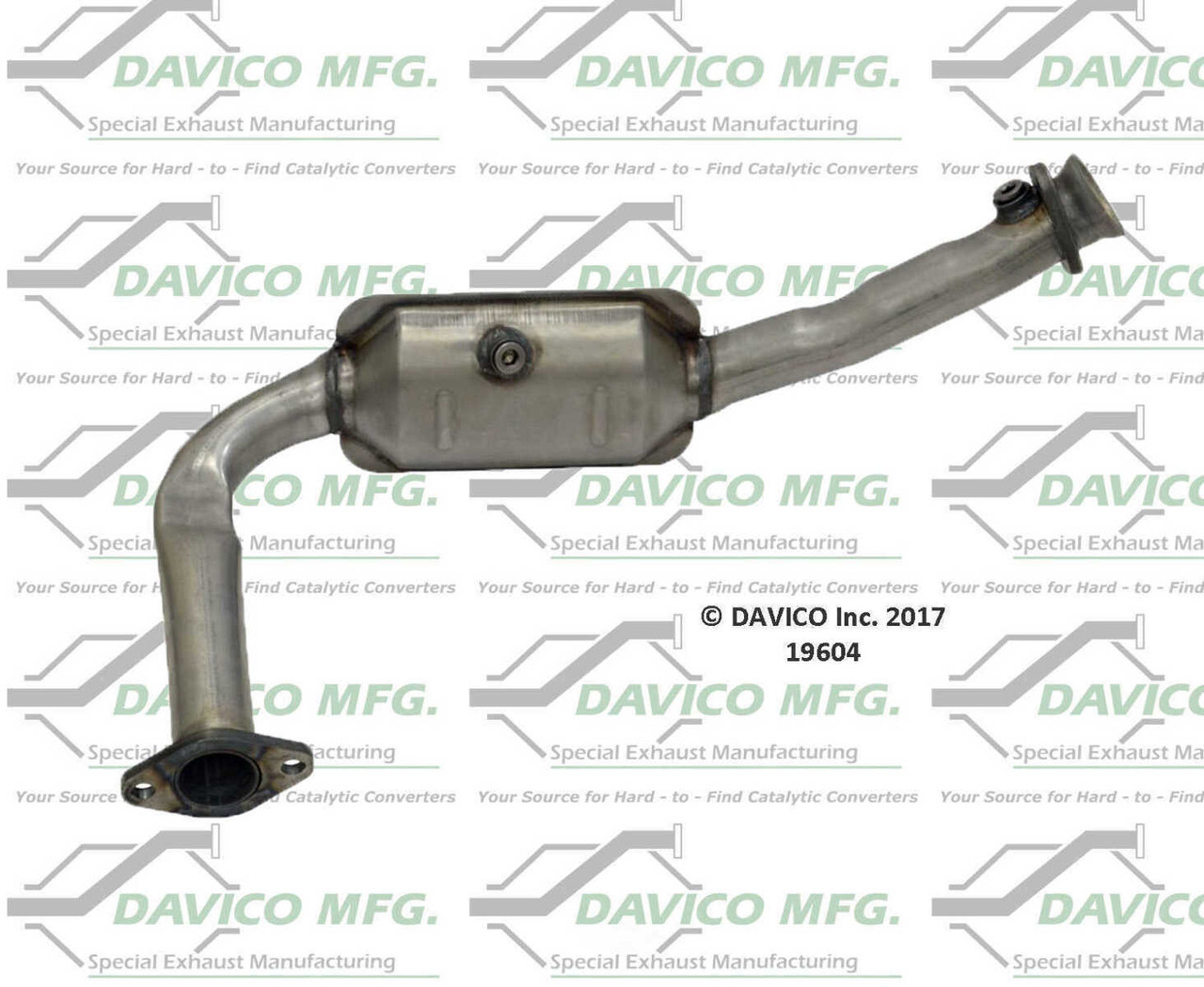 Catalytic Converter-Exact-Fit Davico 19604