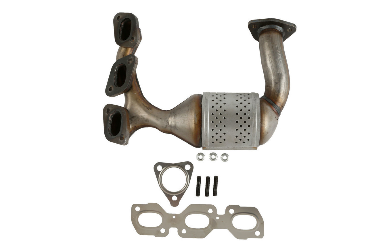 Cateran Exhaust Manifold with Integrated Catalytic Converter 33114 Front