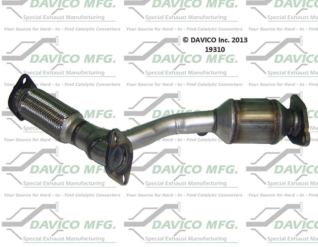Catalytic Converter-Exact-Fit Davico 19310