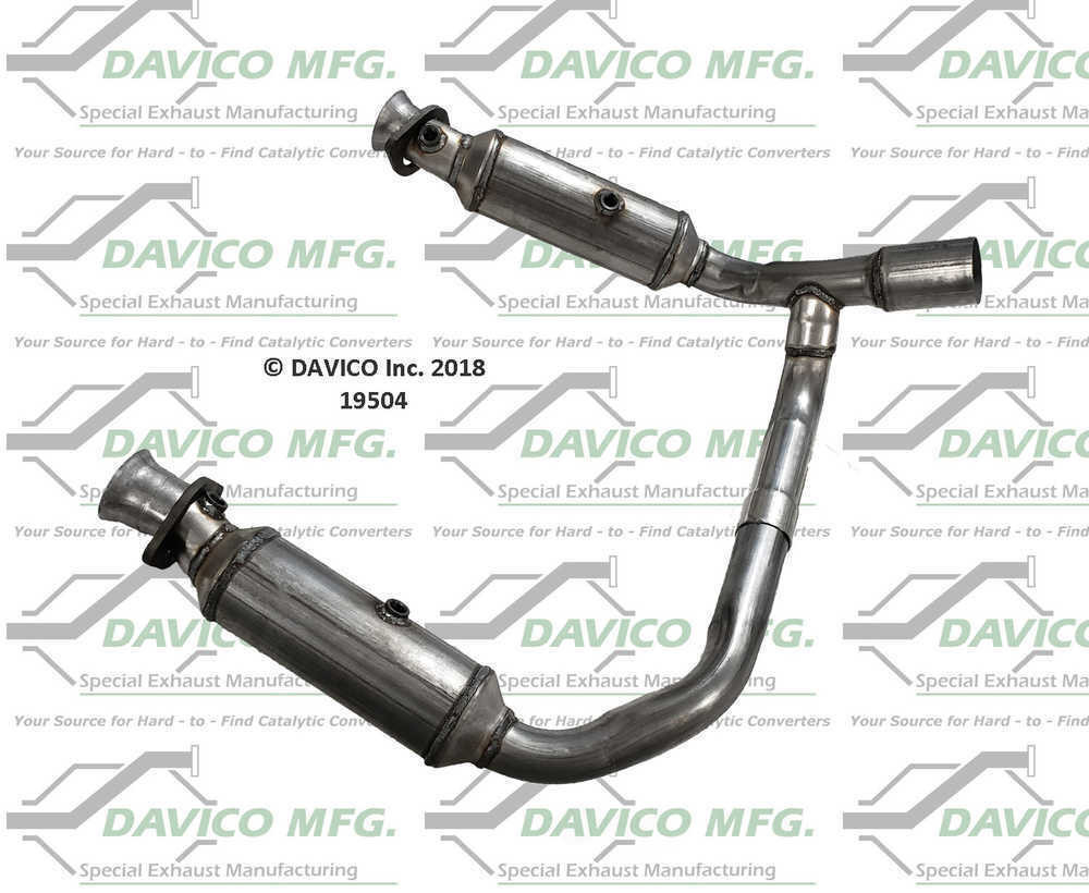 Catalytic Converter-Exact-Fit Davico 19504