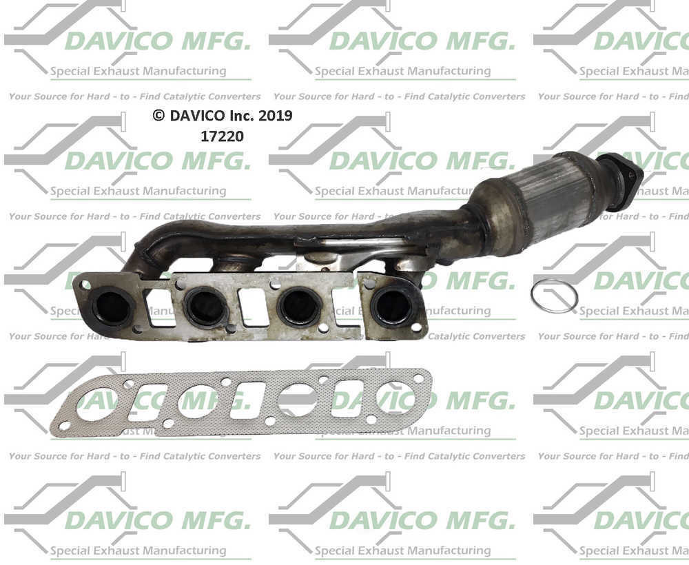 Catalytic Converter-Exact-Fit Davico 17220