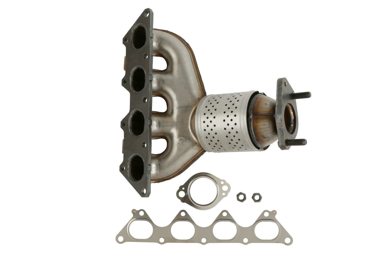 Cateran Exhaust Manifold with Integrated Catalytic Converter 33121Natural Front