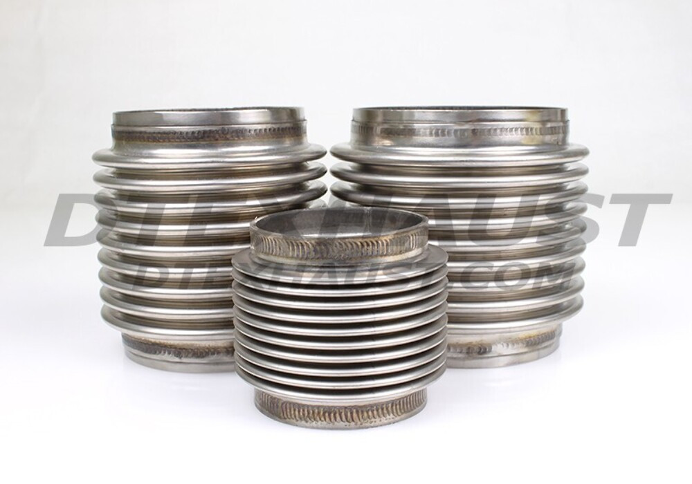 BELLOWS  2.5″  X  3" LONG   304 STAINLESS STEEL