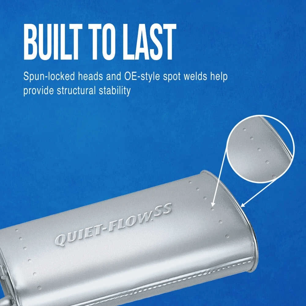Exhaust Muffler-Quiet-Flow SS Walker 21507