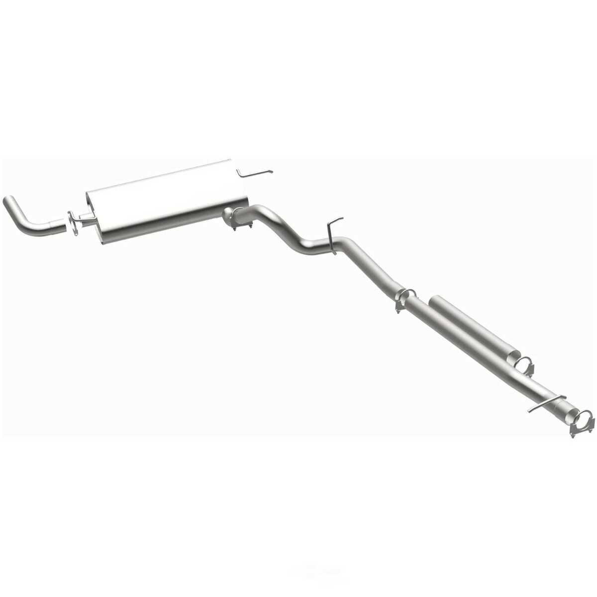 Exhaust Tail Pipe-Replacement Exhaust Pipe fits 07-11 Jeep Wrangler 3.8L-V6