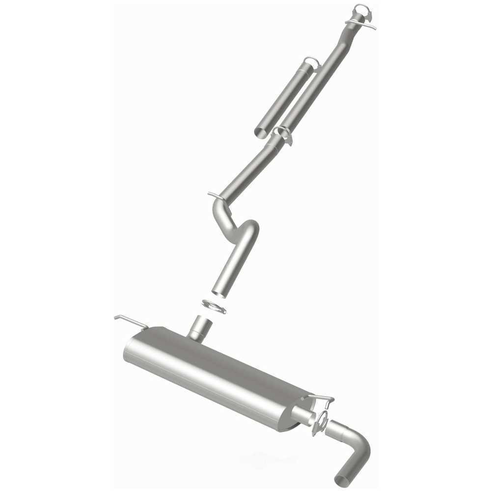 Exhaust Tail Pipe-Replacement Exhaust Pipe fits 07-11 Jeep Wrangler 3.8L-V6