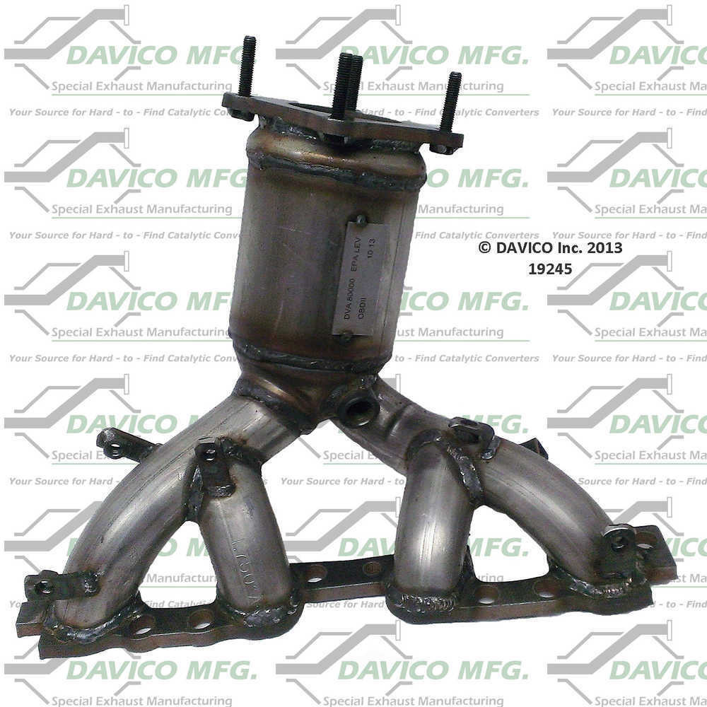 Catalytic Converter-Exact-Fit Cat Converter - Manifold Davico 19245