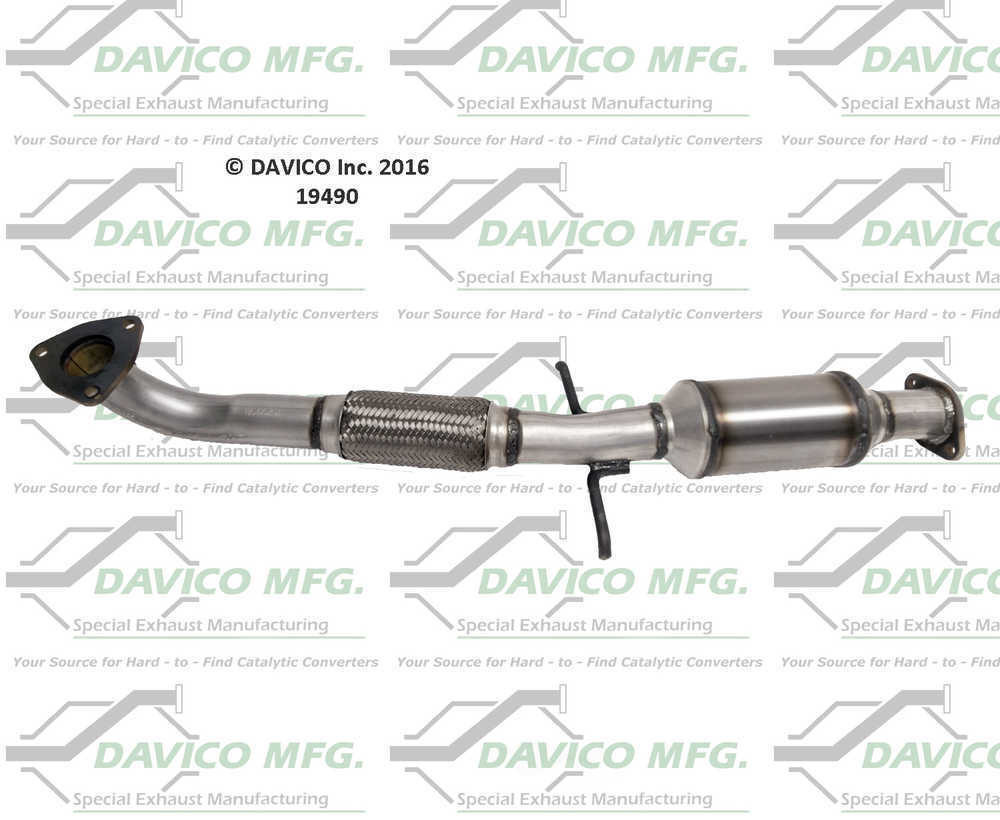 Catalytic Converter-Exact-Fit Davico 19490
