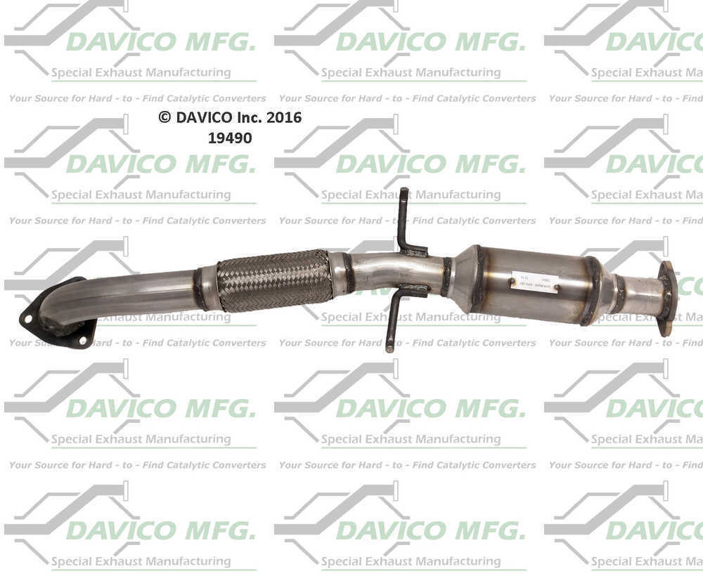 Catalytic Converter-Exact-Fit Davico 19490