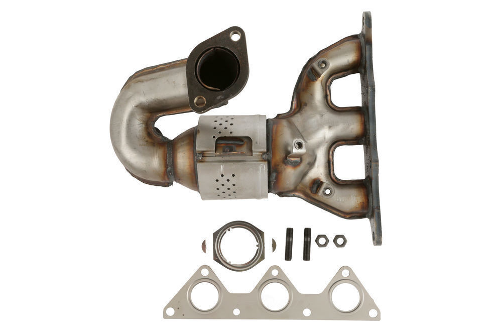 Cateran Exhaust Manifold with Integrated Catalytic Converter-LS 33122 Natural Rt