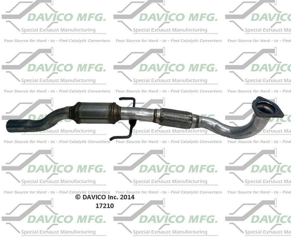 Catalytic Converter-Exact-Fit Davico 17210 fits 03-11 Saab 9-3 2.0L-L4