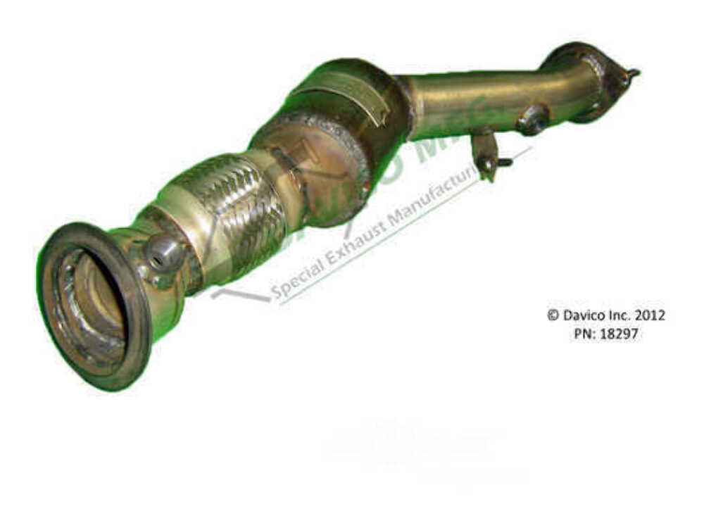 Catalytic Converter-Exact-Fit - Manifold Davico 18297