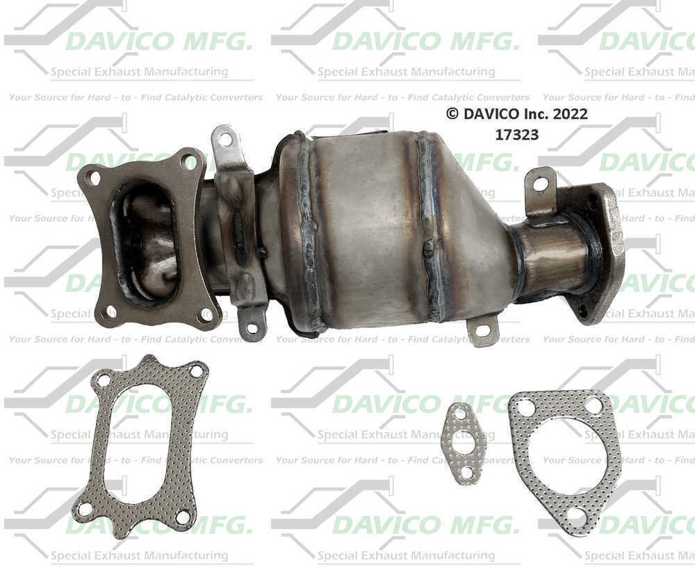 Catalytic Converter-Exact-Fit - Pre Converter Davico 17323