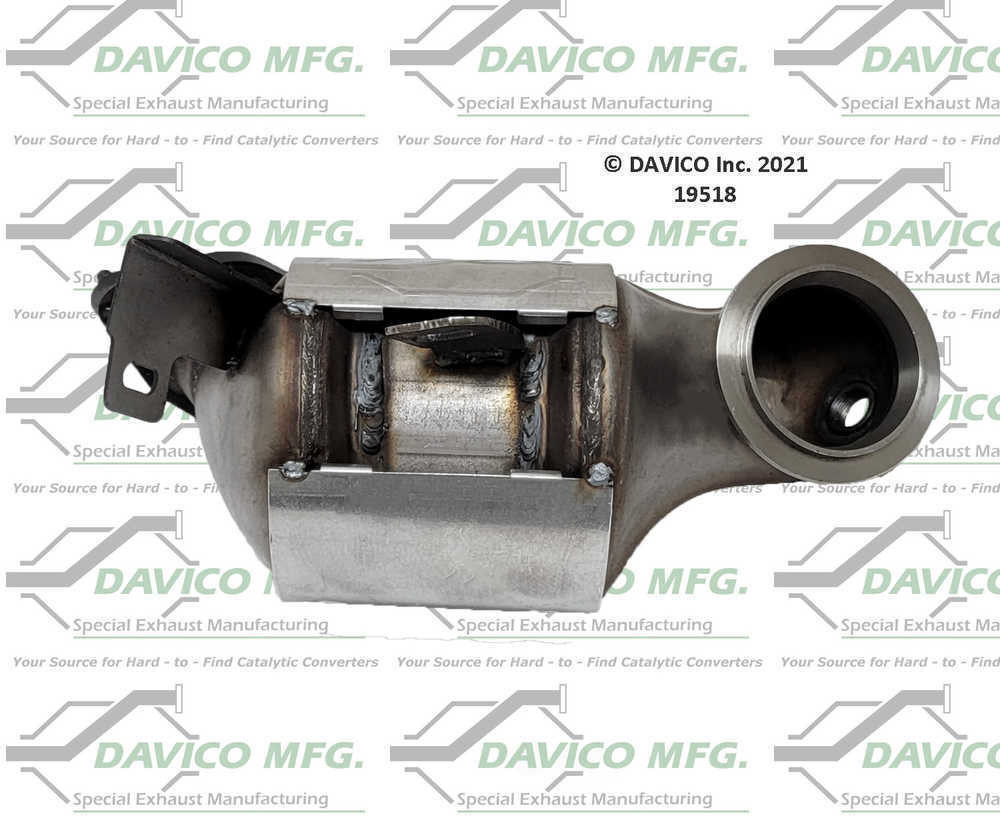 Catalytic Converter-Exact-Fit Davico 19518