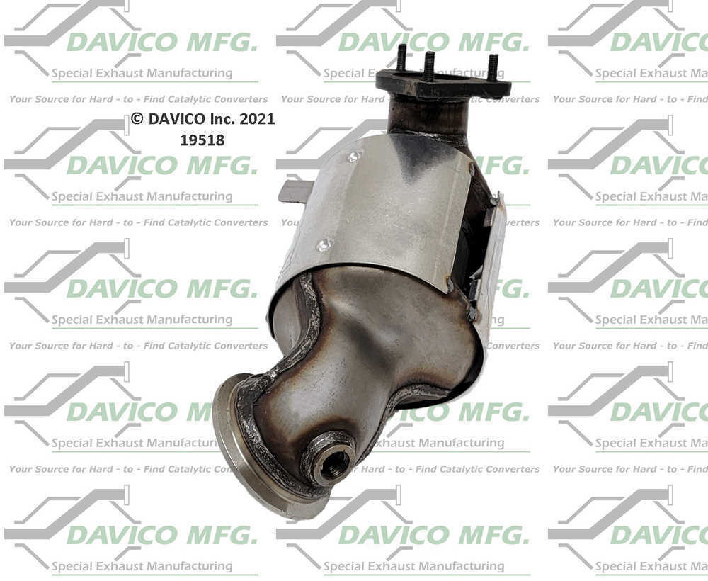 Catalytic Converter-Exact-Fit Davico 19518