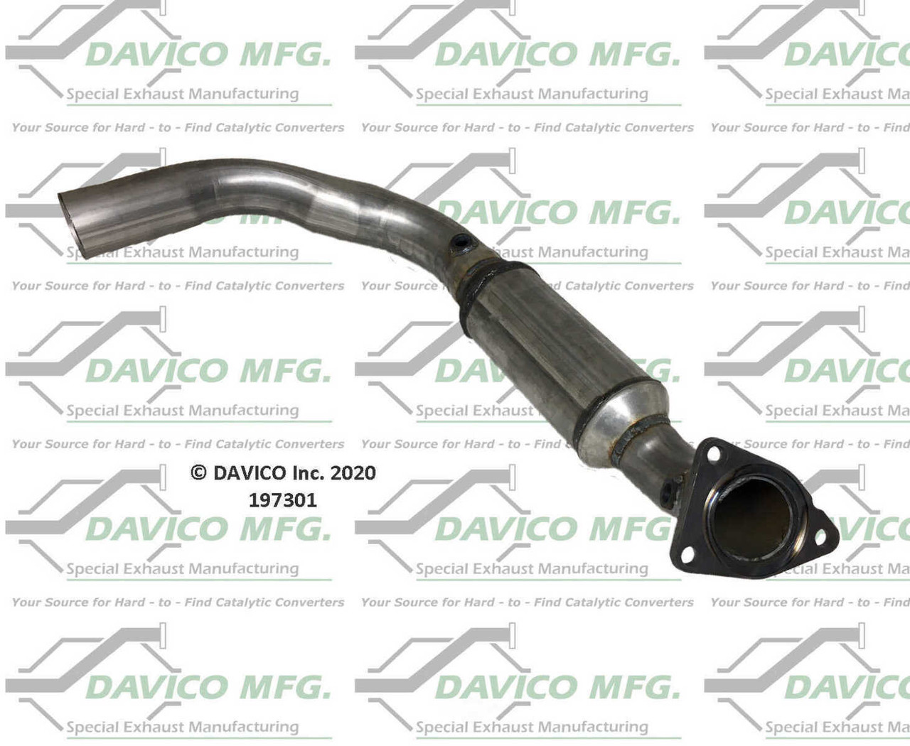 Catalytic Converter-Exact-Fit Davico 197301